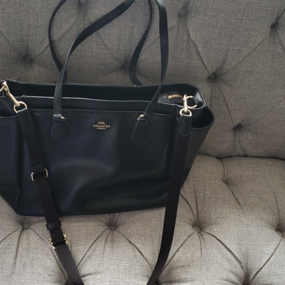 Gently used Coach diaper bag w/changing pad - Picture 4 of 8